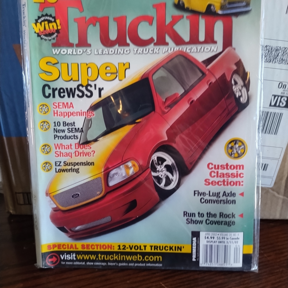 April 2002  Truckin Magazine Ford Chevy Dodge Pickup 4x4 Diesel‎ Mini Pickup GMC
